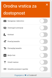 Slika vtičnika za dostopnost
